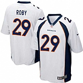 Nike Men & Women & Youth Broncos #29 Bradley Roby White Team Color Game Jersey,baseball caps,new era cap wholesale,wholesale hats